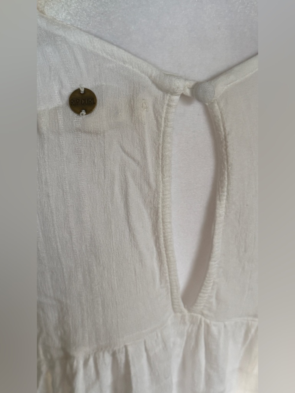 Rip Curl White Crochet Lace Tank Top - Picture 3 of 5